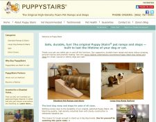 PuppyStairs.com passes the First Impression Test