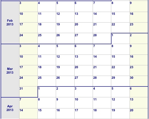 Pet Marketing Calendar Template