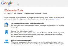 Pet website Google Webmaster Tools